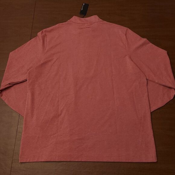 Travis Mathew Sunset Serenade Golf Pullover 1/4 Zip Heather Red Men's Size XL - Picture 3 of 5